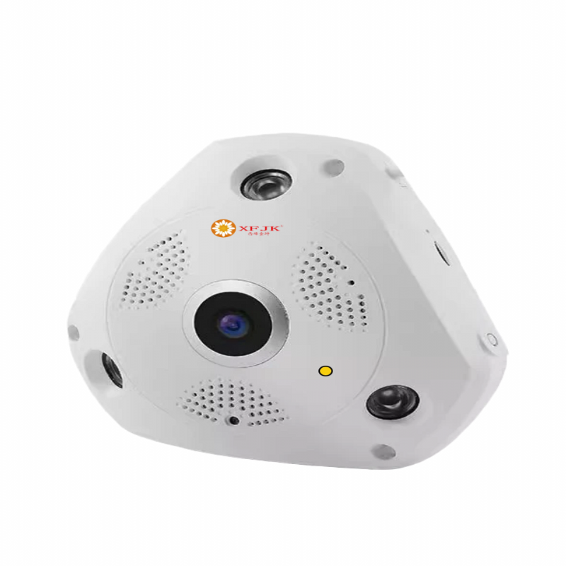 VR烟雾全景报警监控500万-4G-有线选择